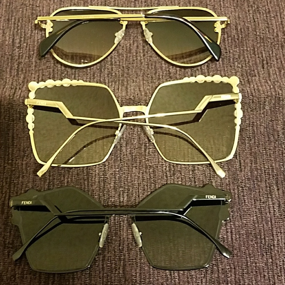 Bundle Of 2 Fendi Sunglasses And 1 Celine - image 2